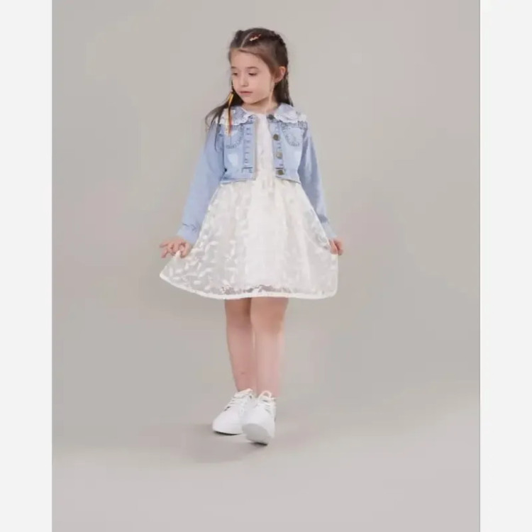 کت و سارافون دخترانه مجلسی مناسب 1.5 تا 7 سال
